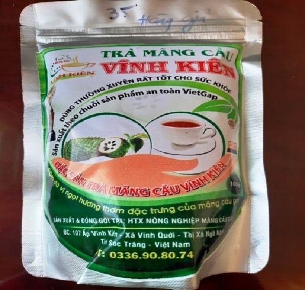 Phát hiện cơ sở sản xuất, buôn bán sản phẩm trà mãng cầu Vĩnh Kiên giả
