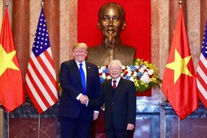 Tổng Bí thư, Chủ tịch Nước Nguyễn Phú Trọng tiếp Tổng thống Trump