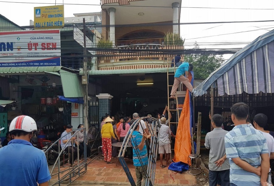 Đại tang trong căn nhà 4 người chết do tai nạn giao thông ở Tây Ninh