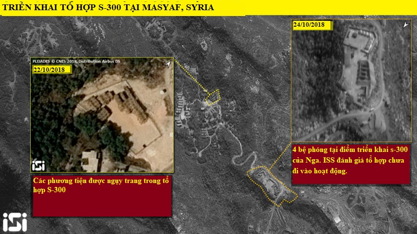 Hình ảnh vệ tinh Israel hé lộ S-300 chưa ‘bày binh bố trận trực chiến’ ở Syria