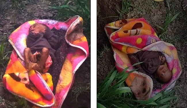 Bé 3 tuần tuổi bị chôn sống trong cái lạnh 3 độ C sống sót kỳ diệu